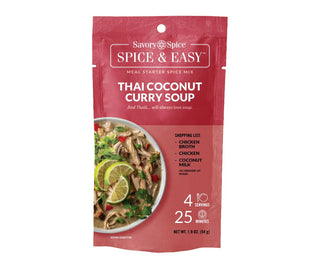 Thai Coconut Curry Soup - Spice & Easy by Savory Spice